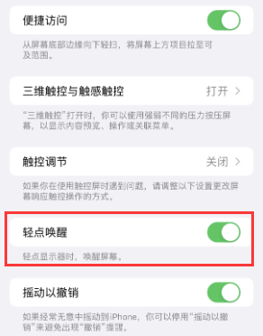 矿区苹果授权维修站分享iPhone轻点无法唤醒怎么办 