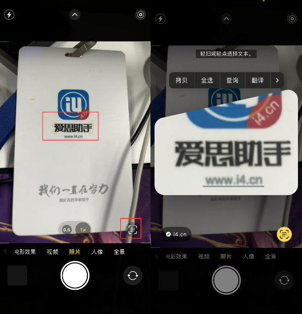 矿区苹果手机维修分享升级iOS 16后如何通过相机翻译文本 
