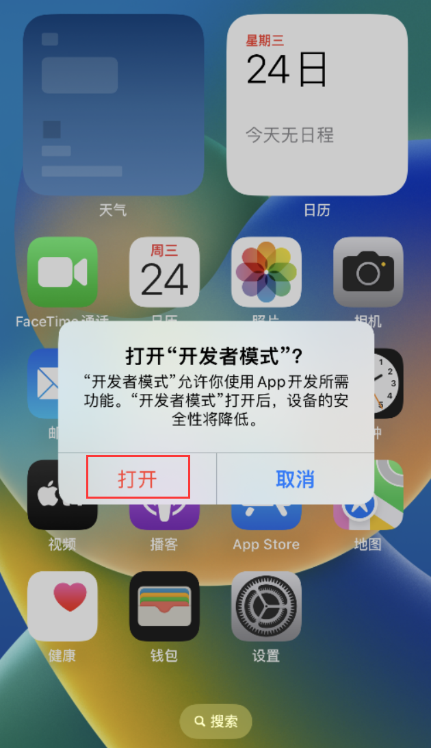 矿区苹果手机维修分享如何打开开发者模式 