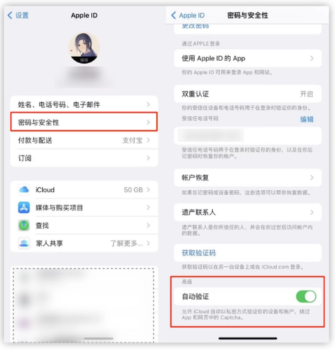 矿区苹果手机维修分享iOS 16 自动验证功能开启方法 